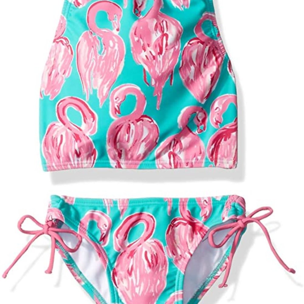 Kanu Surf Girls' Daisy Beach Sport Halter Tankini